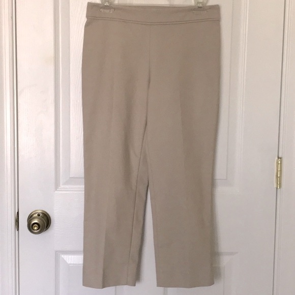 Talbots Soft Crop pants pant Bermuda Short Capris Cotton Spandex - Picture 1 of 8